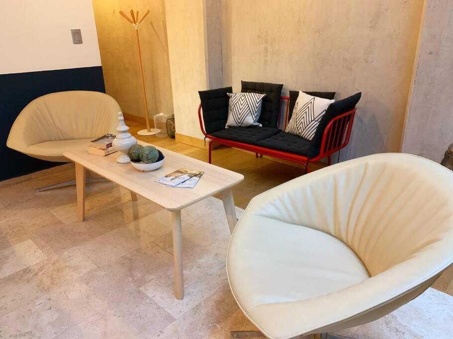 Pa - Loft A Unos Pasos De Reforma El Angel Y El Cas Embajada Usa Kota Meksiko Bagian luar foto